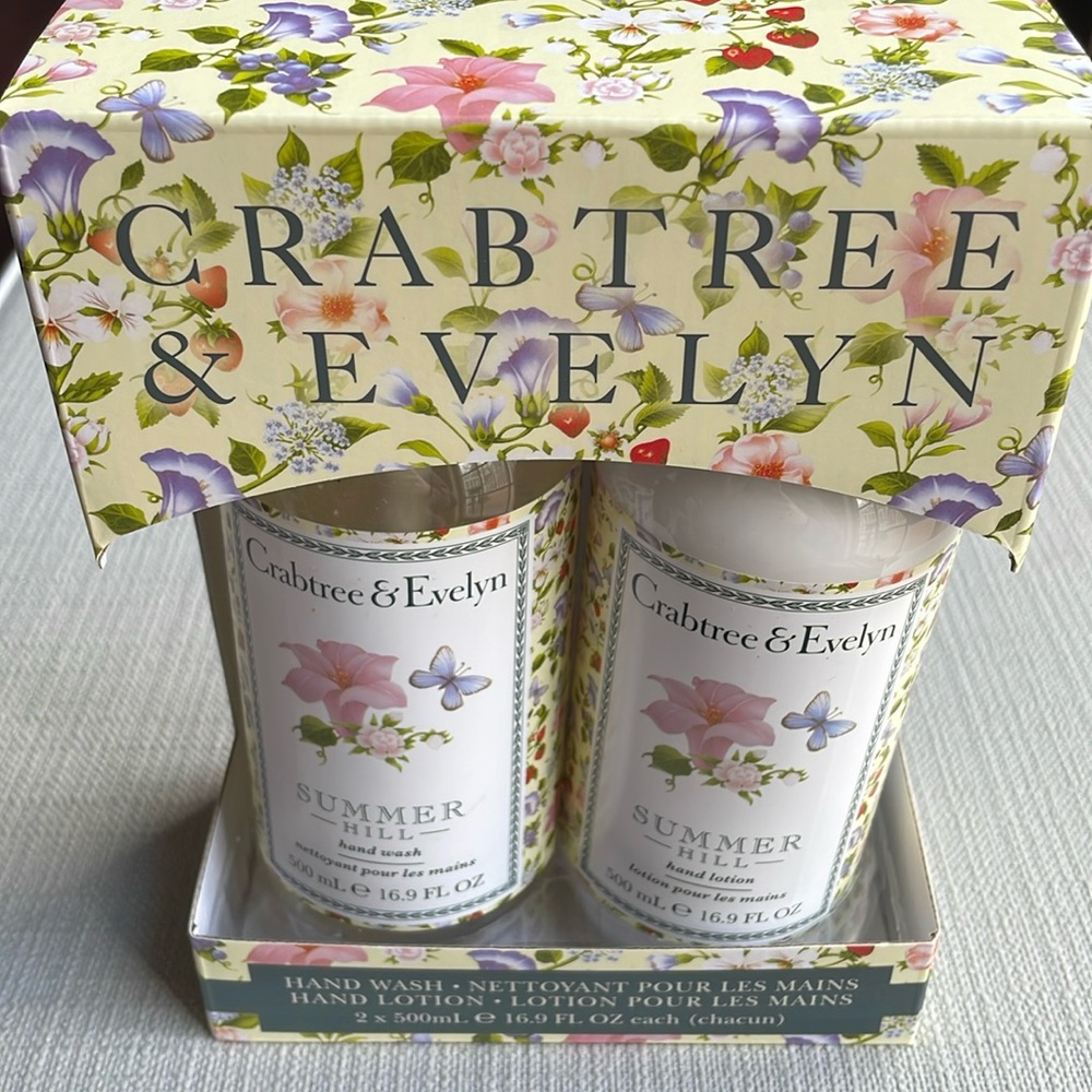 Crabtree & Evelyn summer hill gift set hand wash hand lotion - Picture 10 of 10
